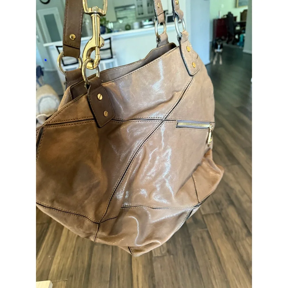 VTG Michael‎ Michael Kors Large Leather purse handbag 14 x 16 real leather